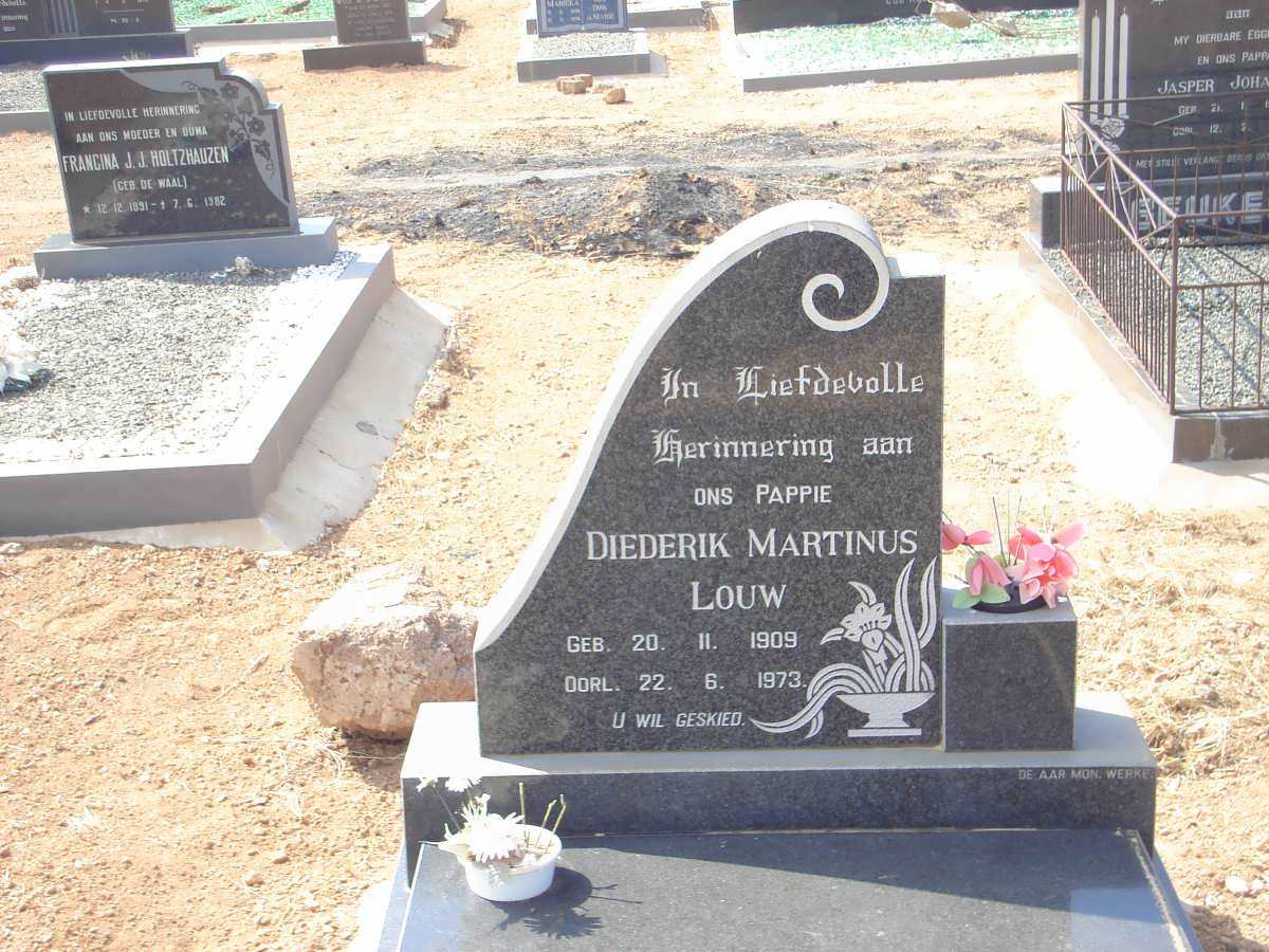 LOUW Diederik Martinus 1909-1973