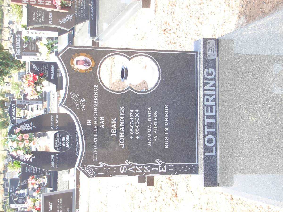 LOTTERING Izak Johannes 1974-2004