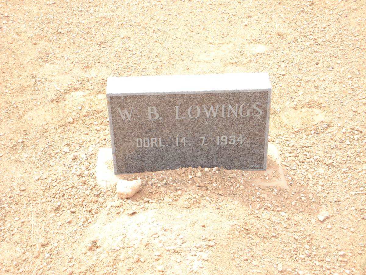 LOWINGS W.B. -1934