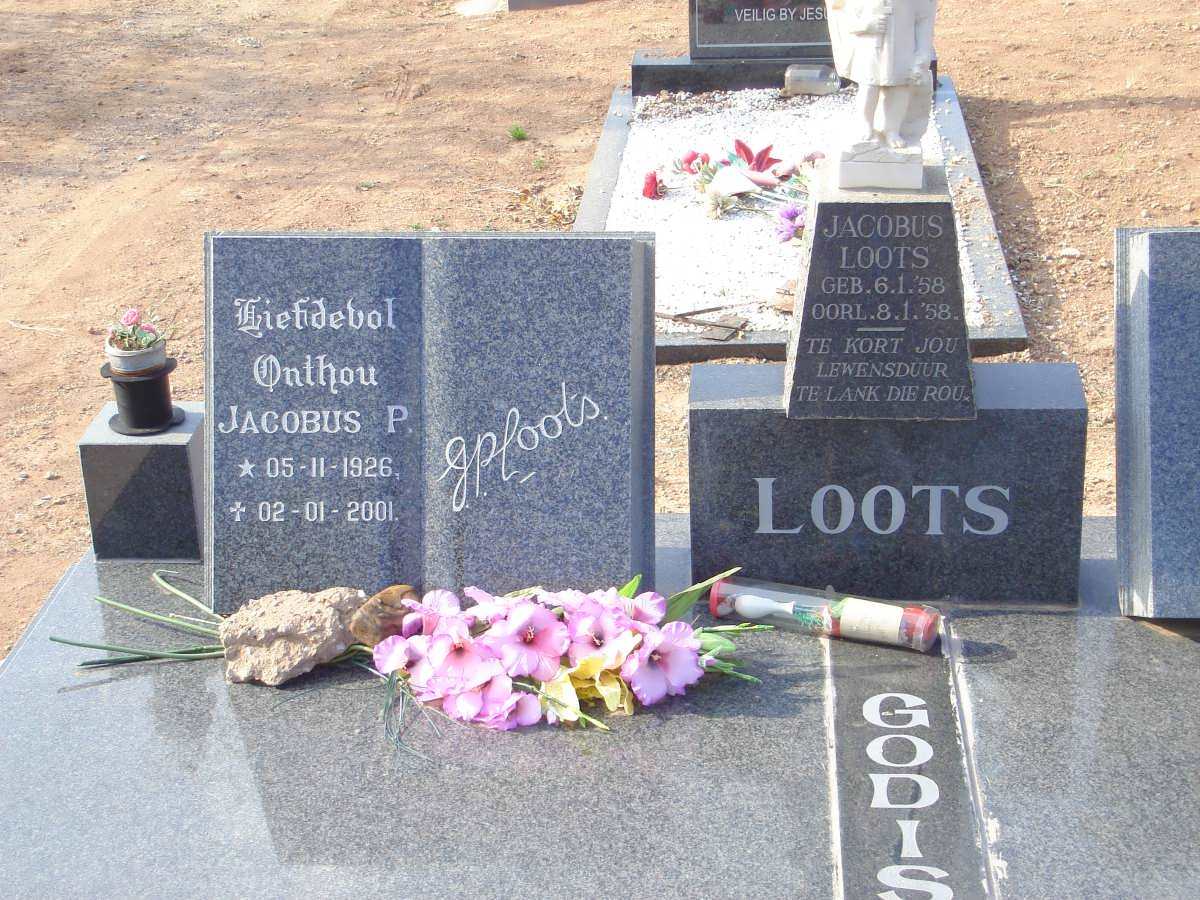 LOOTS Jacobus P. 1926-2001 :: LOOTS Jacobus 1958-1958