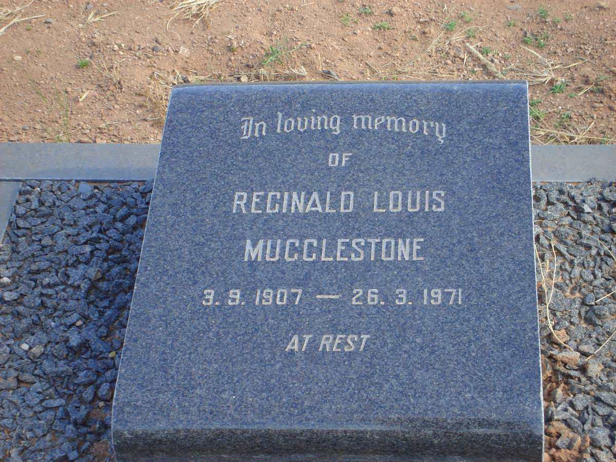 MUGGLESTONE Reginald Louis 1907-1971