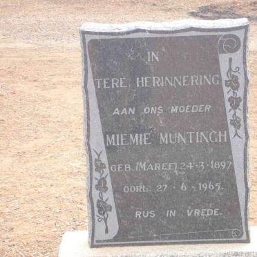 MUNTINGH Miemie nee MAREE 1897-1965