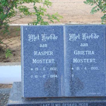 MOSTERT Kasper 1932-1994 &amp; Grietha 1933-2024