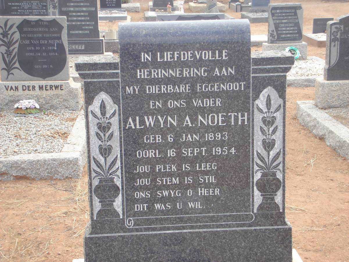 NOETH Alwyn A. 1893-1954