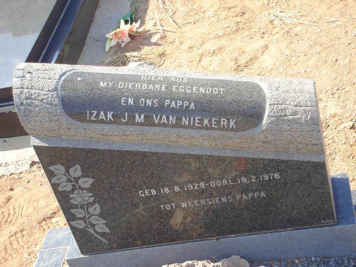 NIEKERK Izak J.M., van 1929-1976