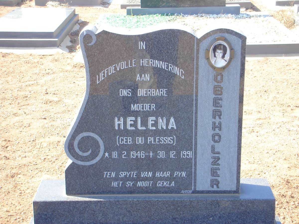 OBERHOLZER Helena nee DU PLESSIS 1946-1991