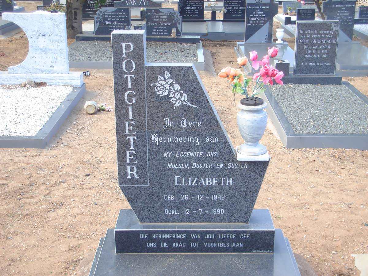 POTGIETER Elizabeth 1948-1990