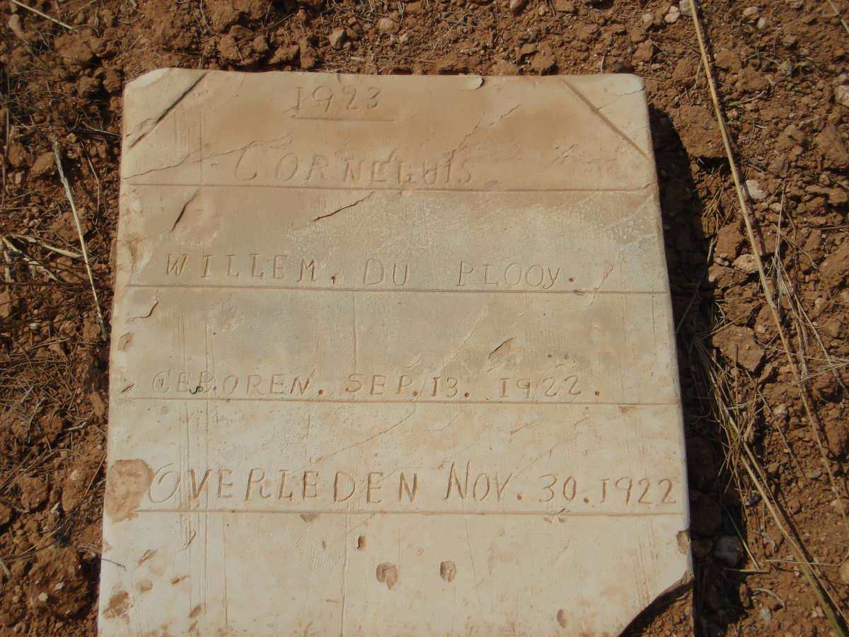 PLOOY Cornelius Willem, du 1922-1922
