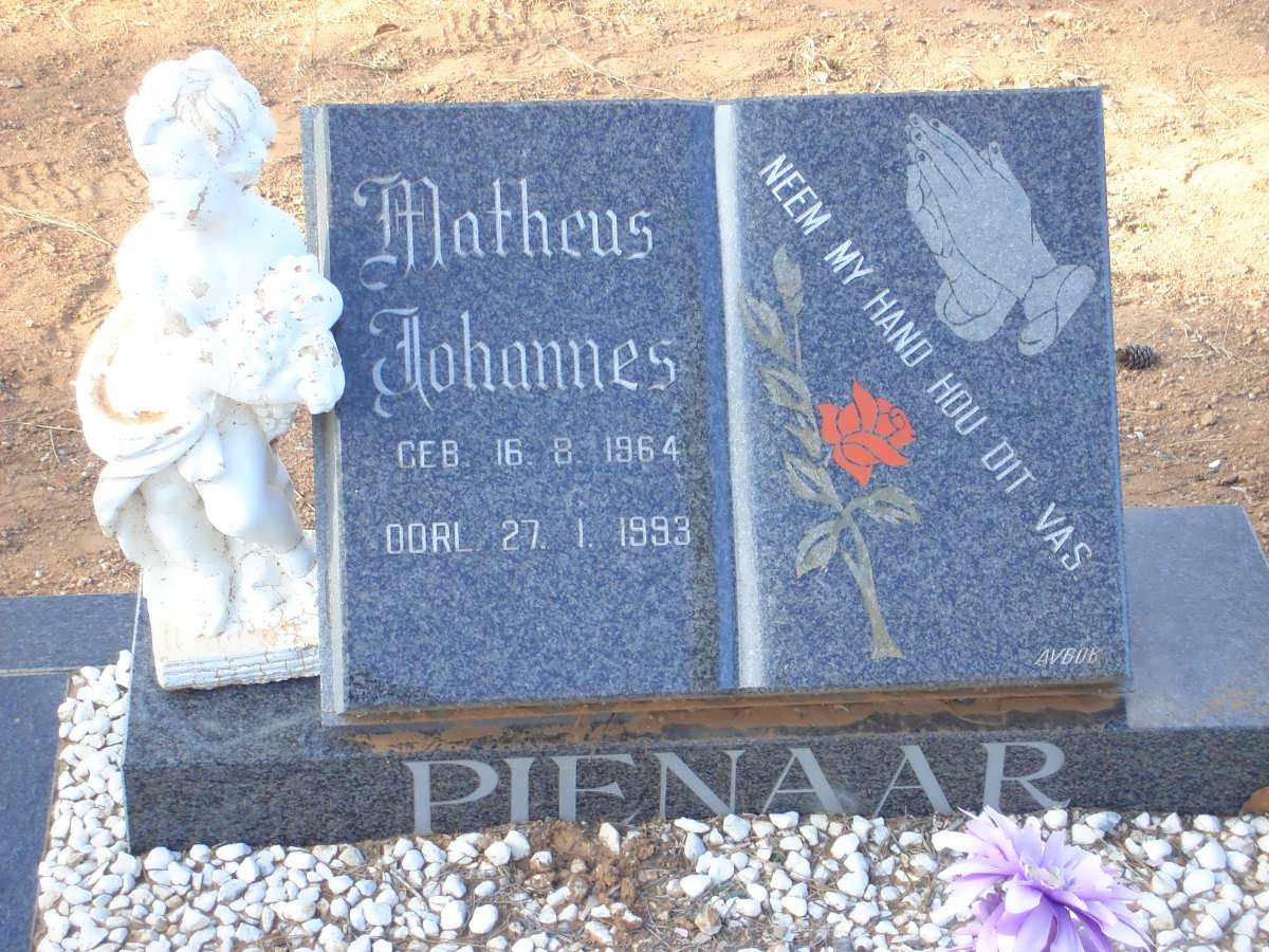 PIENAAR Matheus Johannes 1964-1993