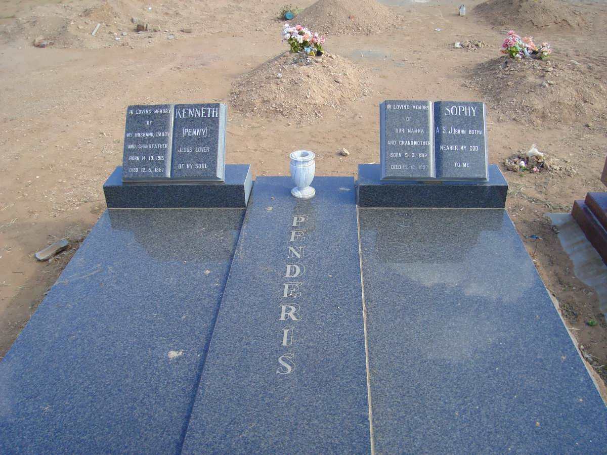 PENDERIS Kenneth 1915-1987 &amp; A.S.J. BOTHA 1912-1997