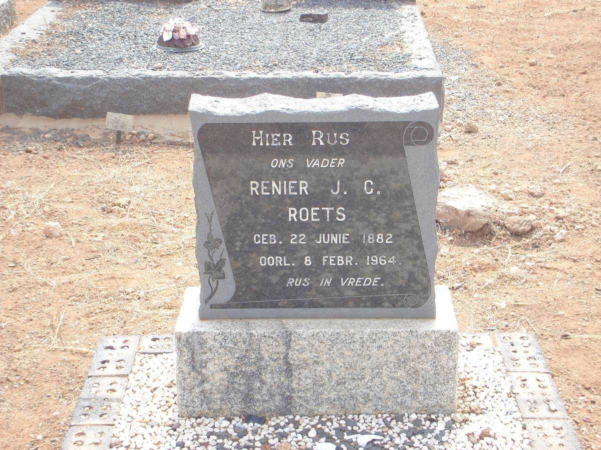 ROETS Renier J.C. 1882-1964