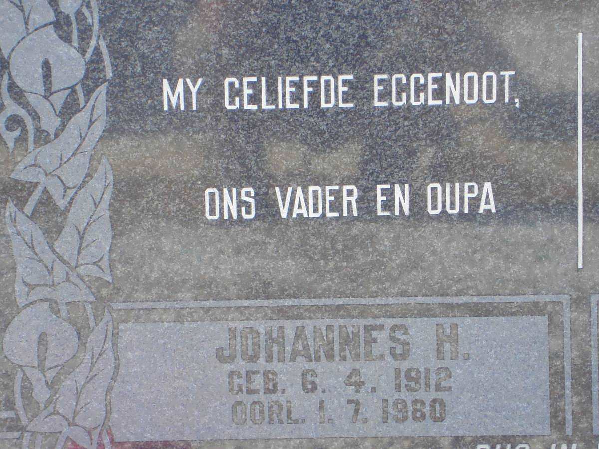 ROETS Johannes H. 1912-1980