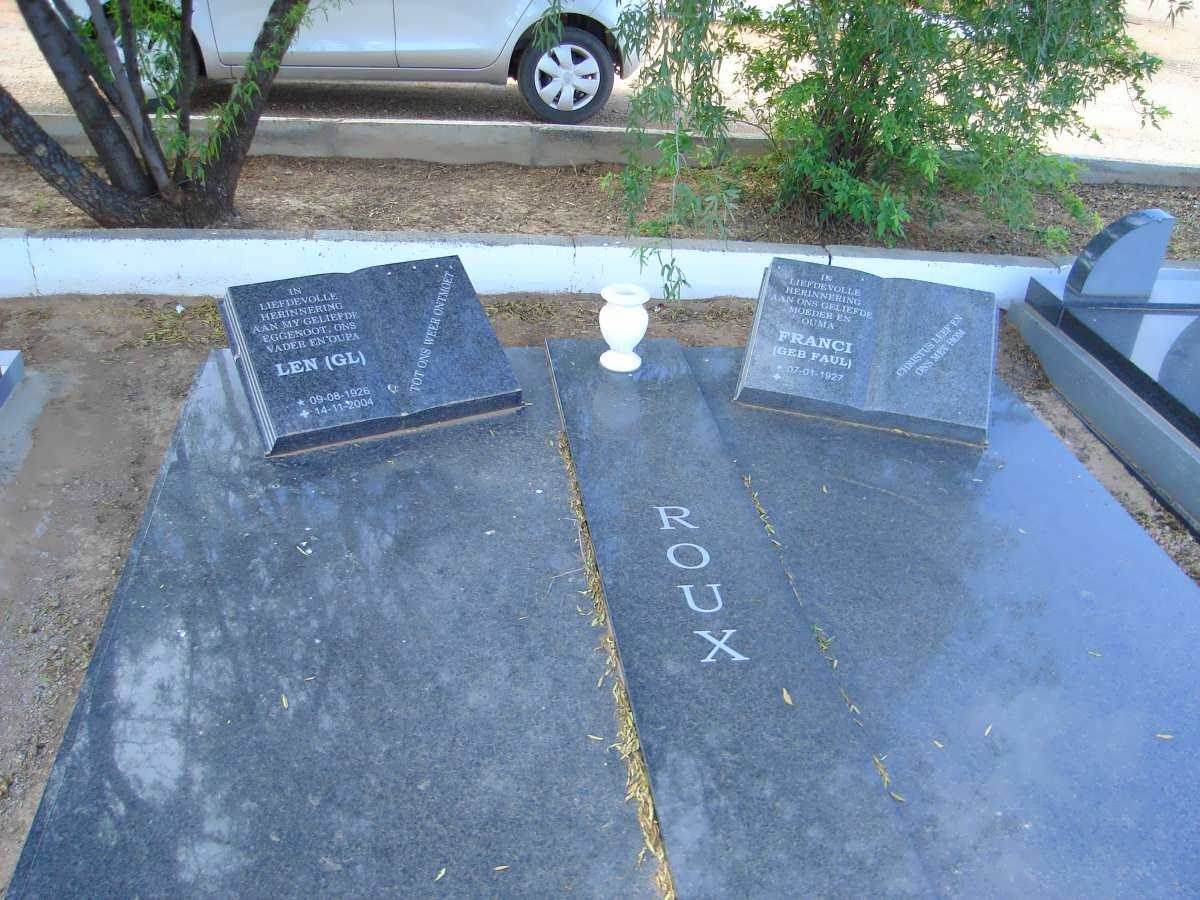 ROUX G.L. 1926-2004 &amp; Franci FAUL 1927-