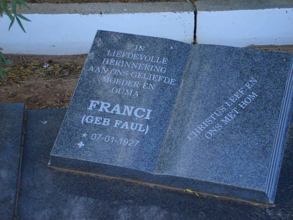 ROUX Franci nee FAUL 1927-