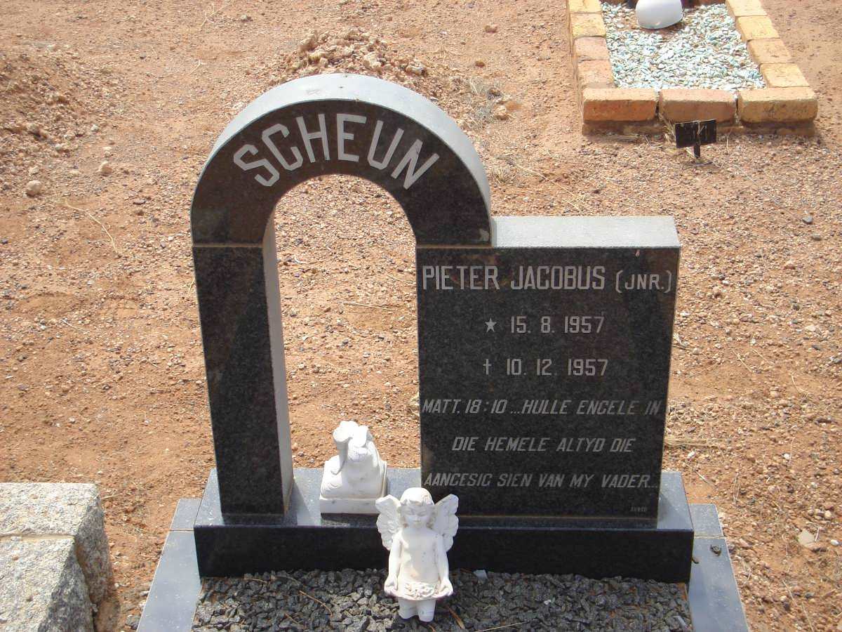 SCHEUN Pieter Jacobus 1957-1957