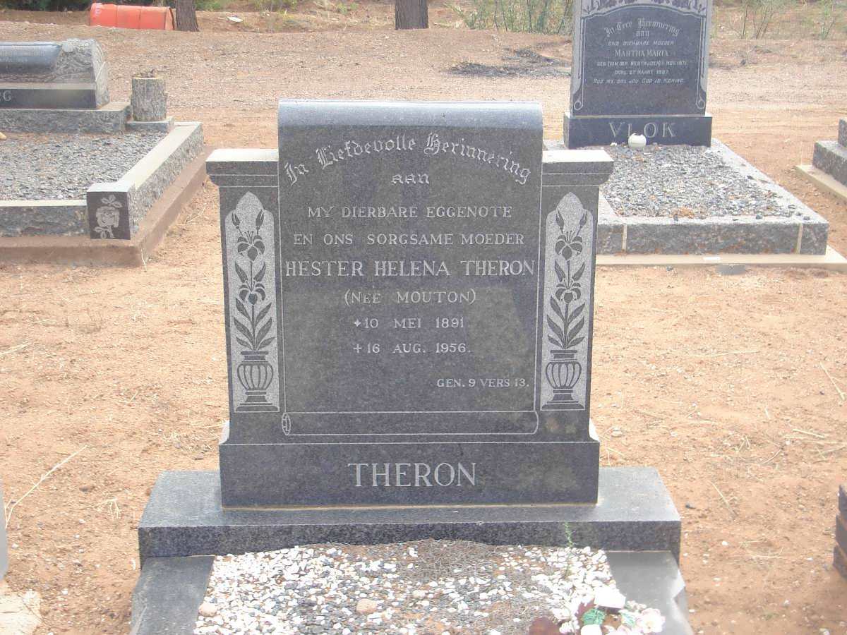 THERON Hester Helena nee MOUTON 1891-1956
