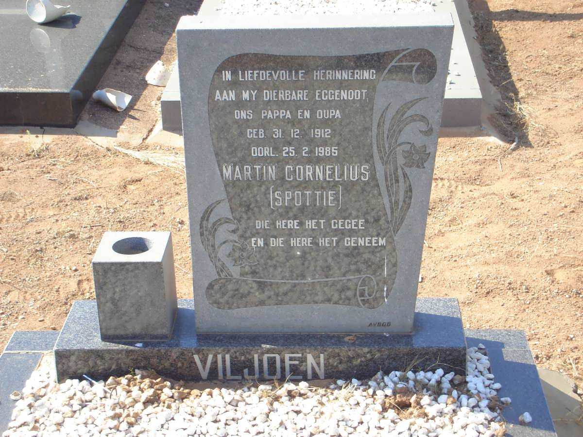 VILJOEN Martin Cornelius 1912-1985