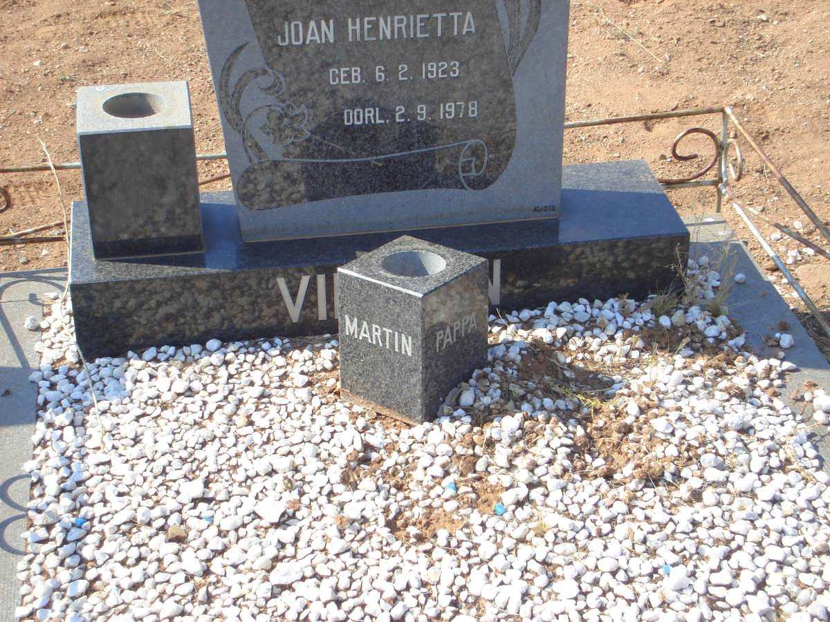 VILJOEN Joan Henrietta 1923-1978