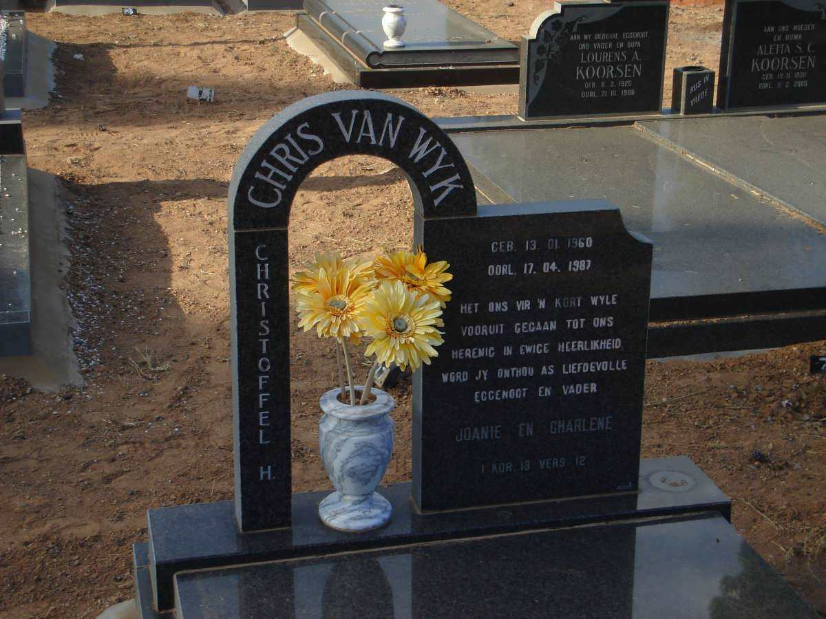 WYK Christoffel H., van 1960-1987