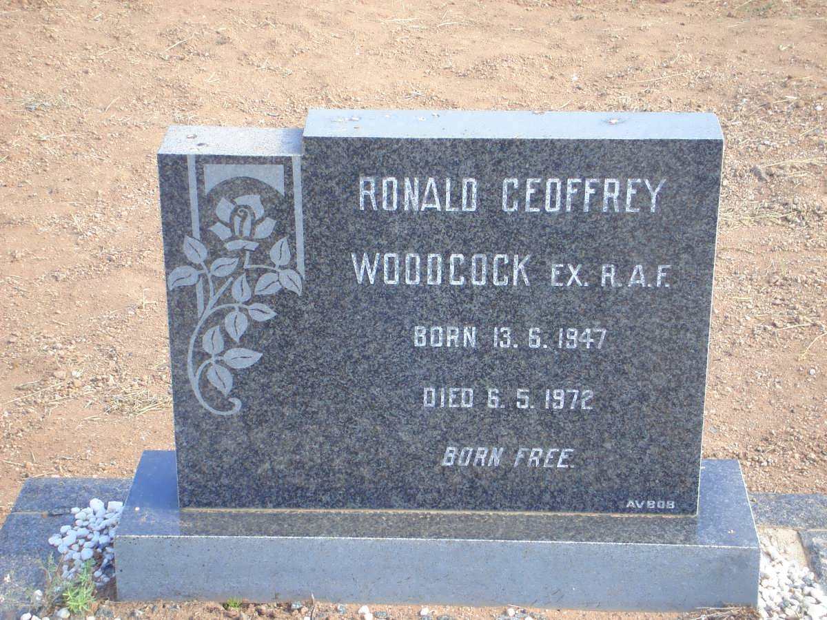 WOODCOCK Ronald Geoffrey 1947-1972