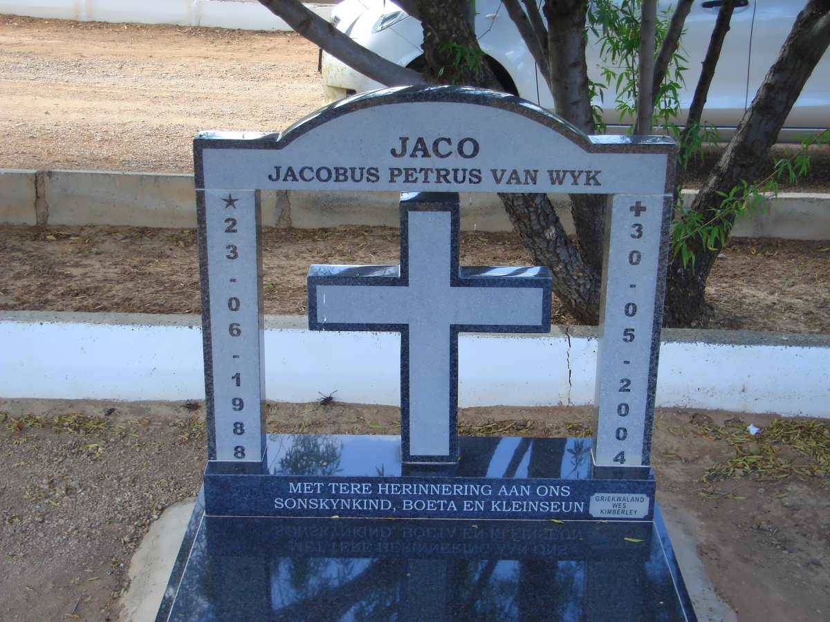 WYK Jacobus Petrus, van 1988-2004