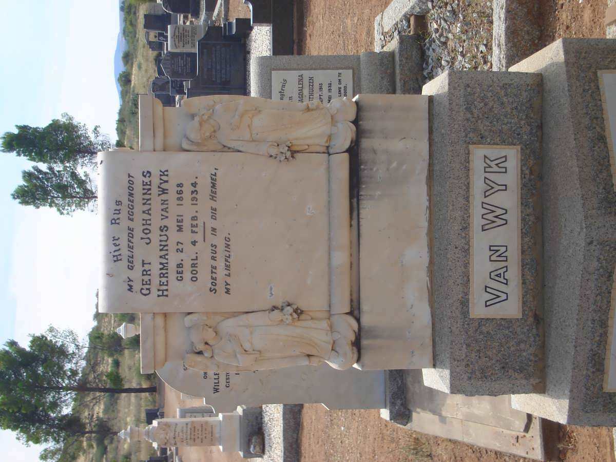 WYK Gert Johannes Hermanus, van 1868-1934