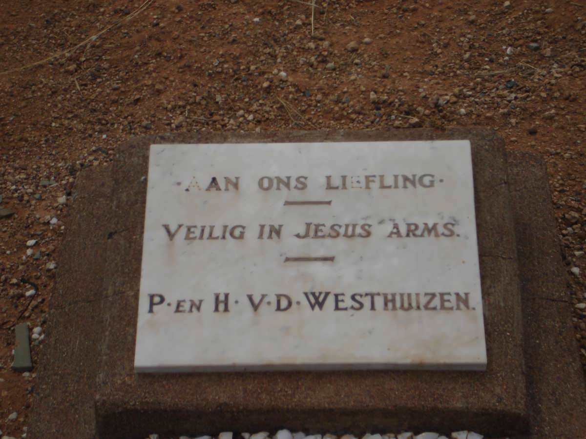 WESTHUIZEN P., v.d. :: V.D. WESTHUIZEN H.