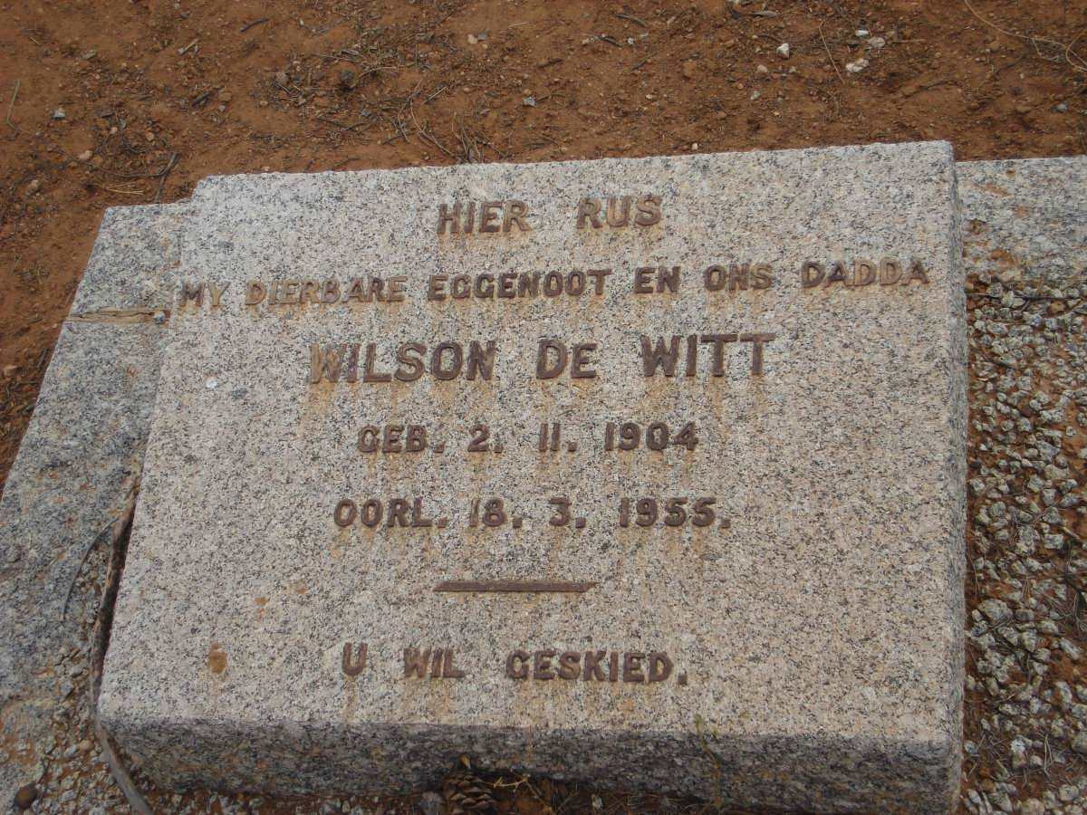 WITT Wilson, de 1904-1955
