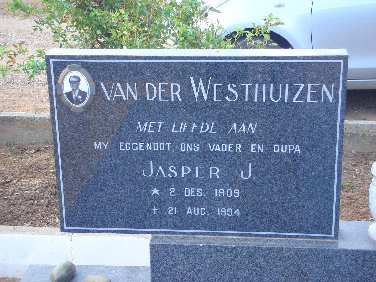 WESTHUIZEN Jasper J., van der 1909-1994