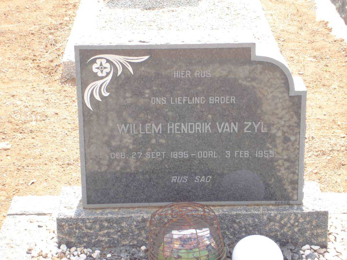 ZYL Willem Hendrik, van 1895-1959
