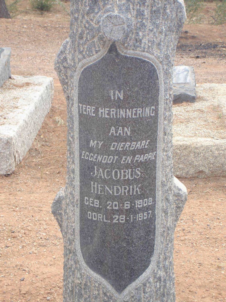 ?? Jacobus Hendrik 1909-1957