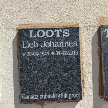 LOOTS Lieb Johannes 1941-2016