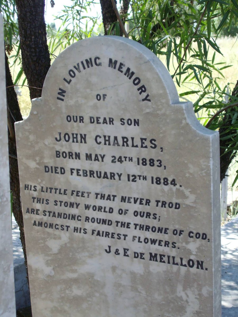 MEILLON Johan Charles, de 1883-1884