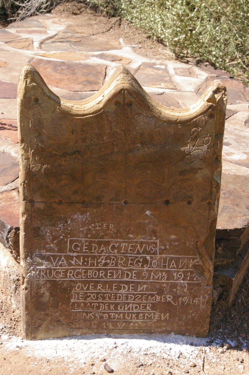 KRUGER Hybreg Johanna 1914-1914