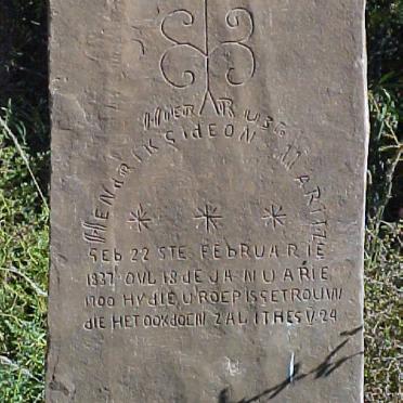 MARITZ Hendrik Gideon 1837-1900