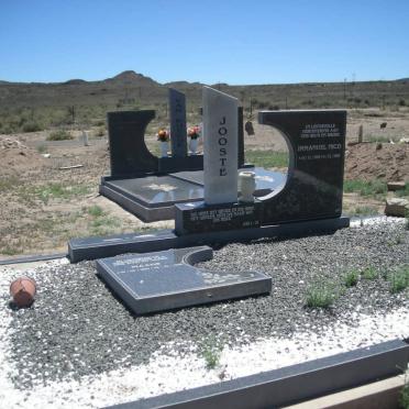 JOOSTE Maans 1930-1993 :: JOOSTE Immanuel Nico 1963-1995