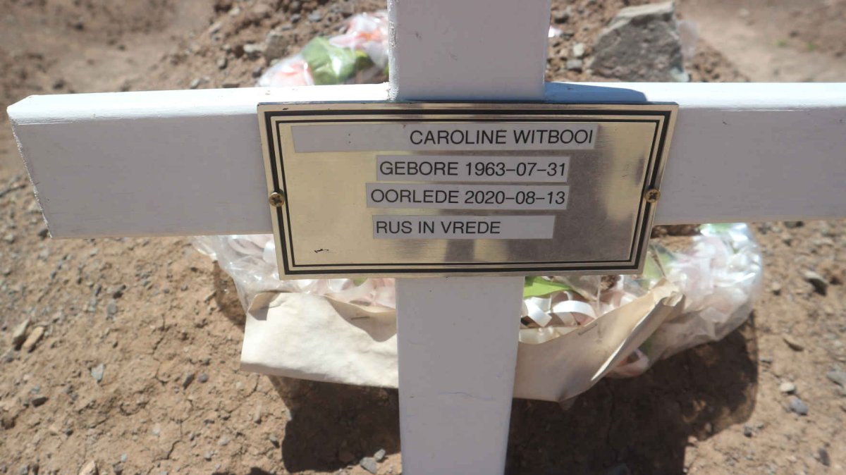 WITBOOI Caroline 1963-2020