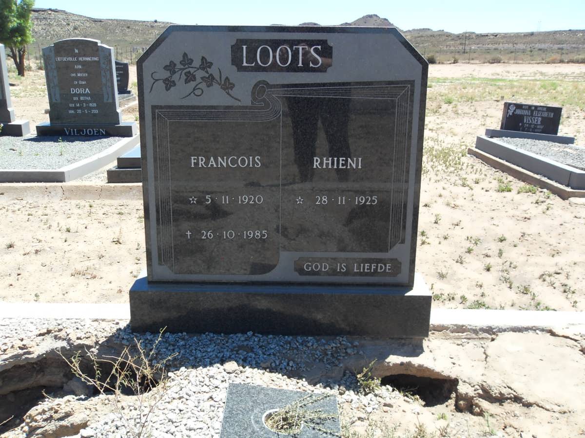 LOOTS Francois 1920-1985 &amp; Rhieni 1925-