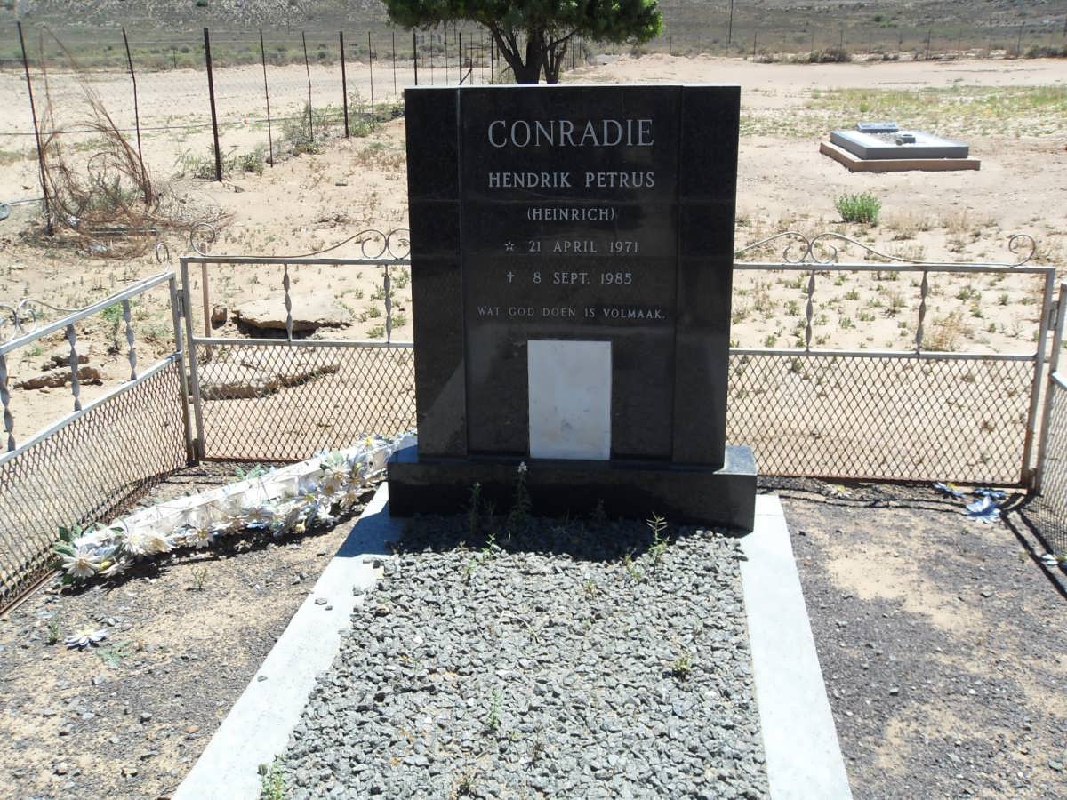 CONRADIE Hendrik Petrus 1971-1985