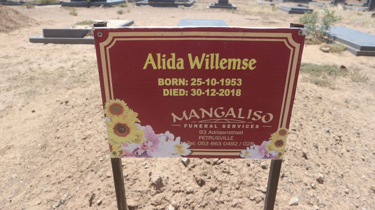 WILLEMSE Alida 1953-2018
