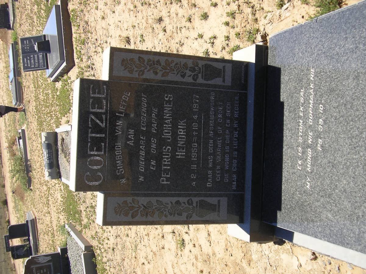 COETZEE Petrus Johannes Hendrik 1950-1977