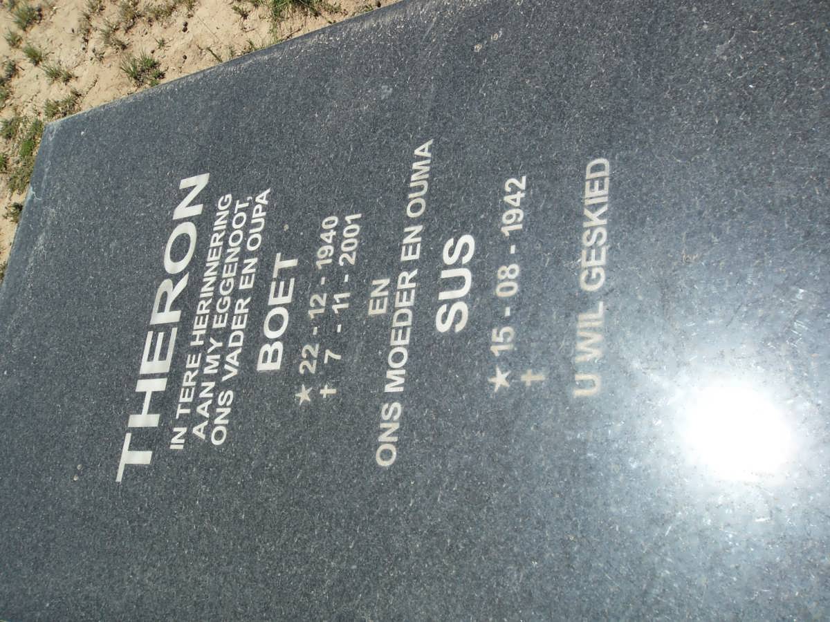 THERON Boet 1940-2001 &amp; Sus 1942-
