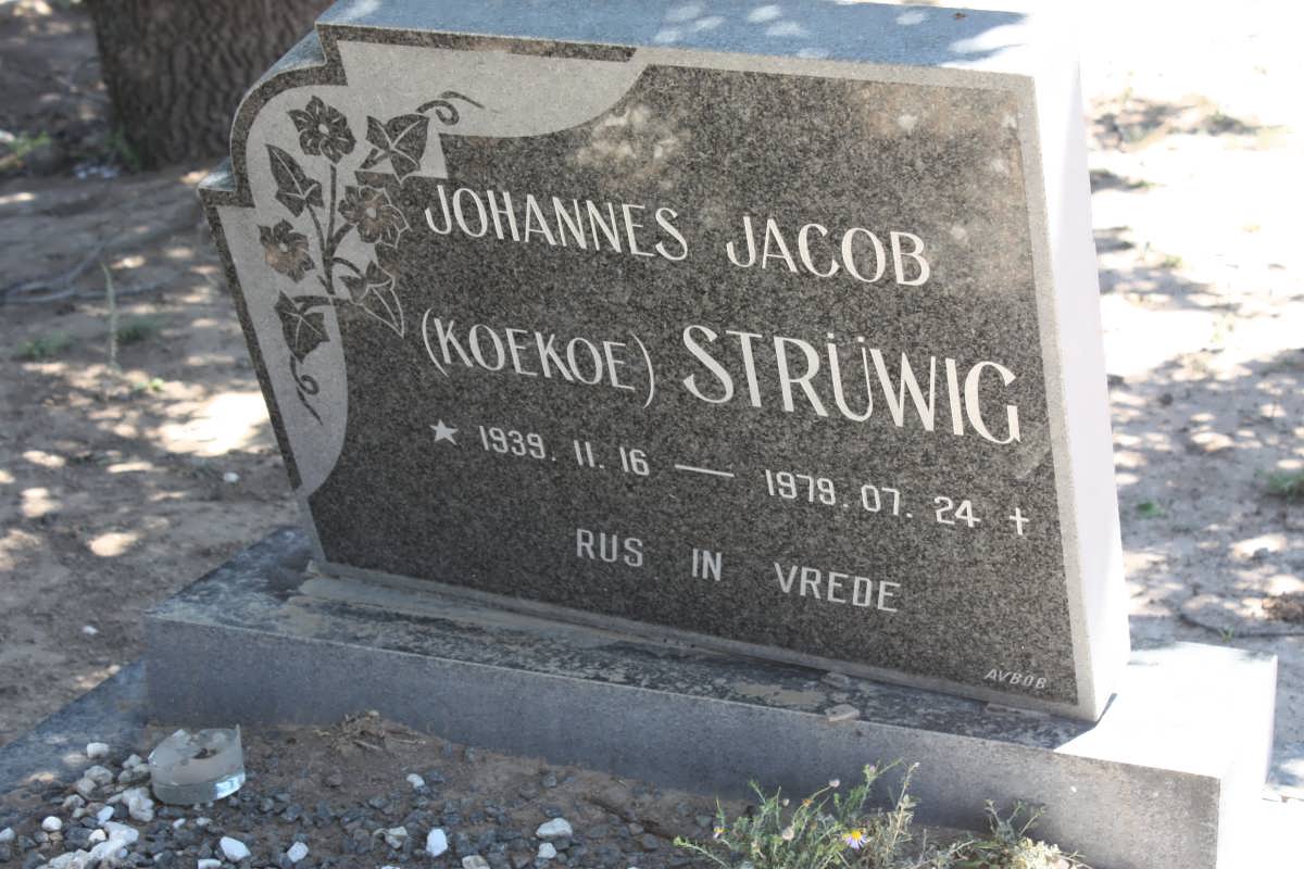 STRUWIG Johannes Jacob 1939-1979