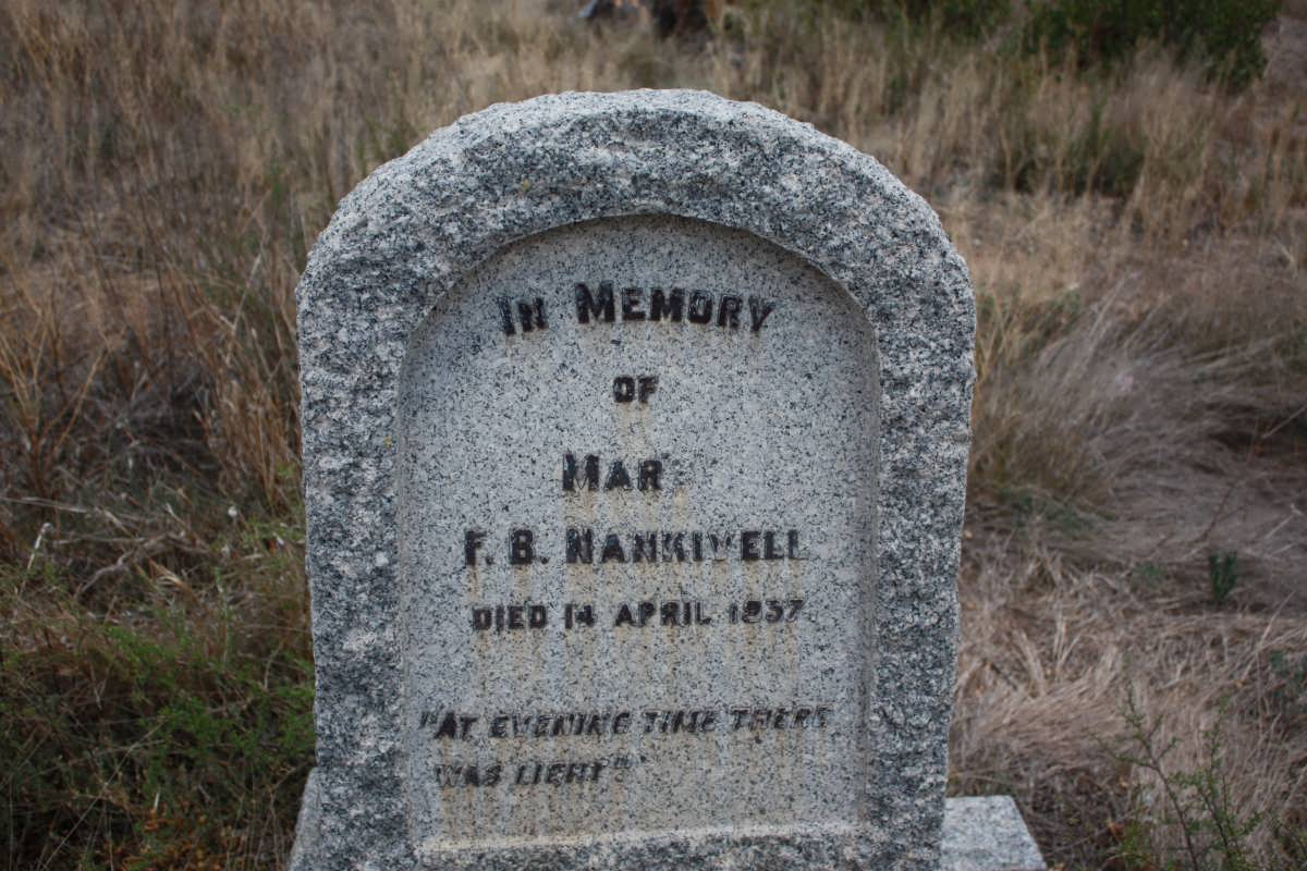 NANKIVELL Mary F.B. -1837