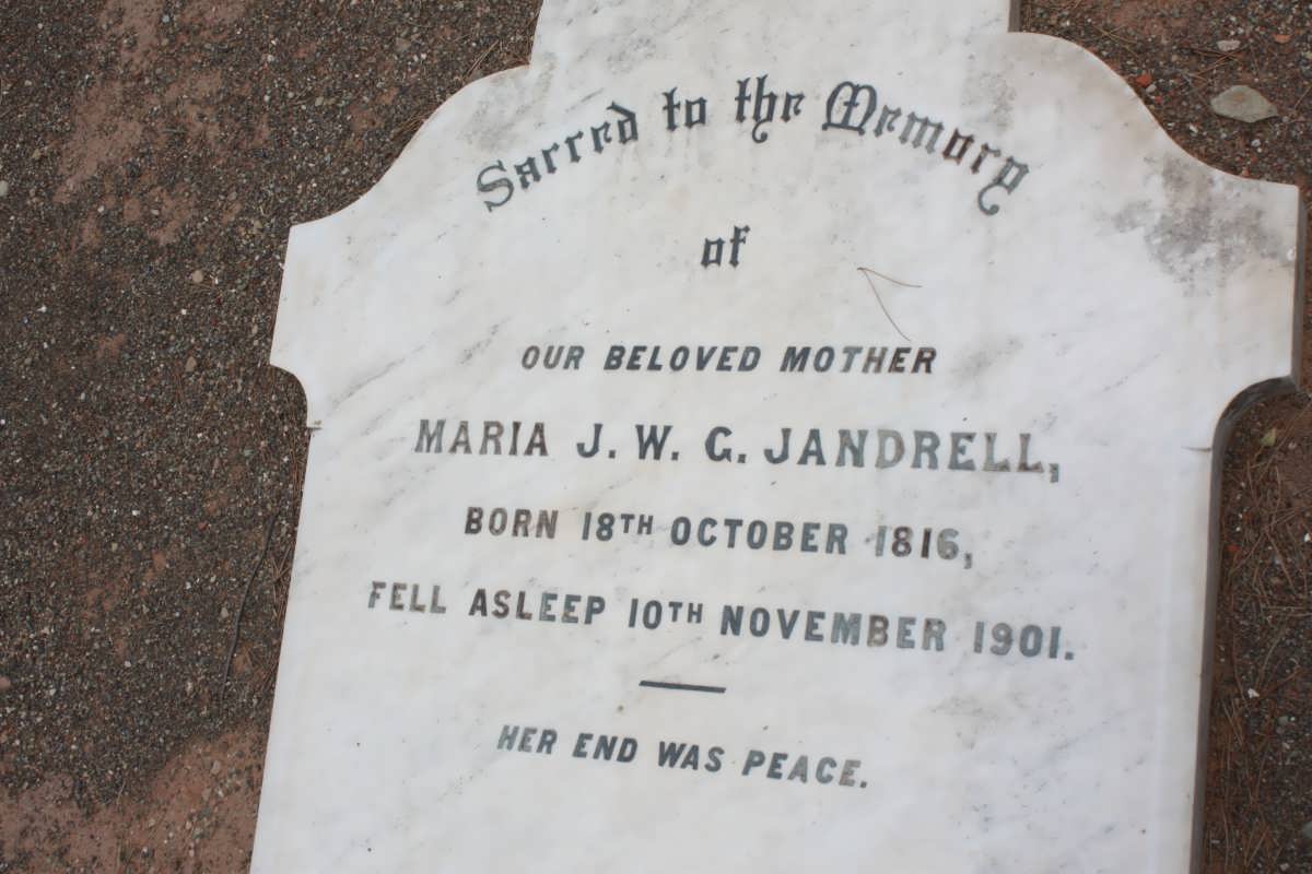 JANDRELL Maria J.W.G. 1816-1901