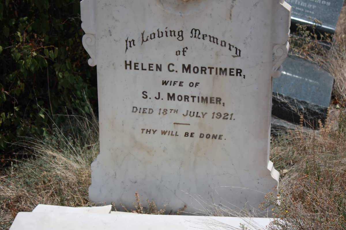 MORTIMER Helen C. -1921