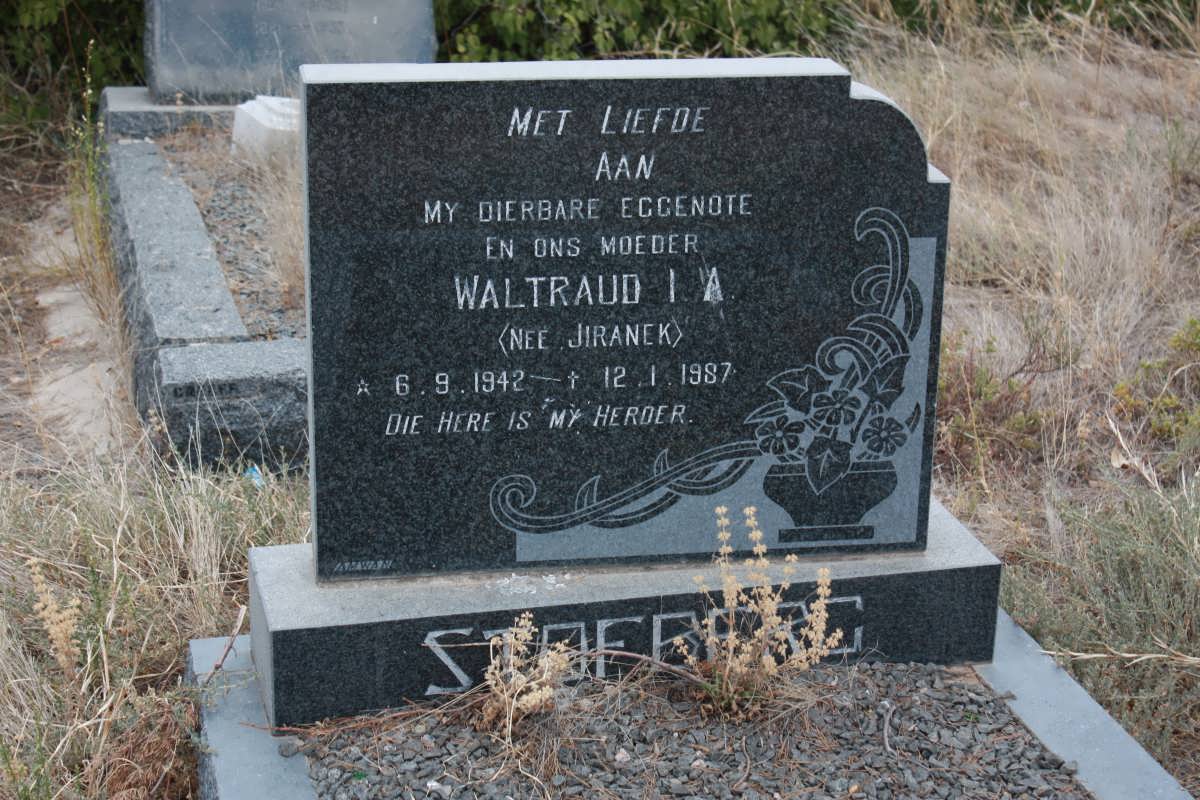 STOFBERG Waltraud I.A. nee JIRANEK 1942-1987