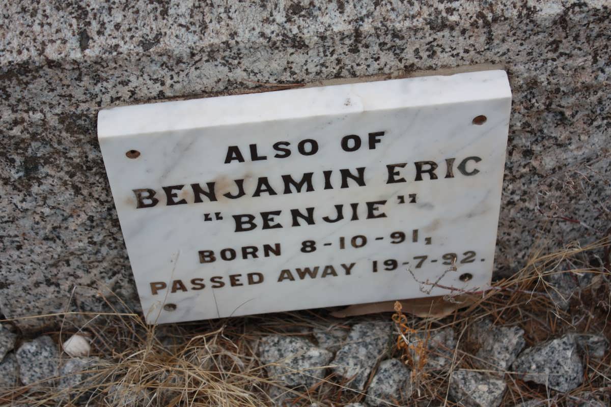 JANDRELL Benjamin Eric 1891-1892
