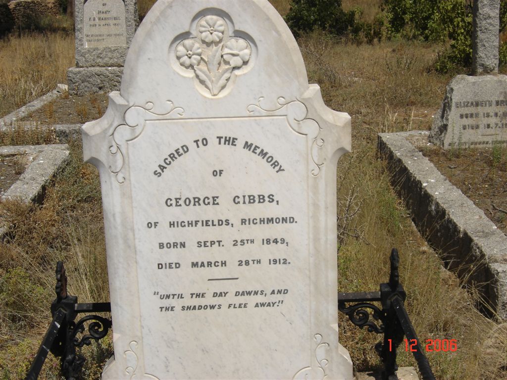 GIBBS George 1849-1912