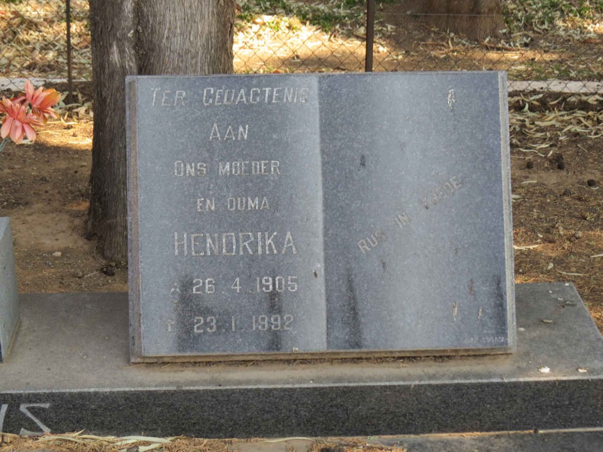GOUWS Pieter 1902-1978 &amp; Hendrika 1905-1992